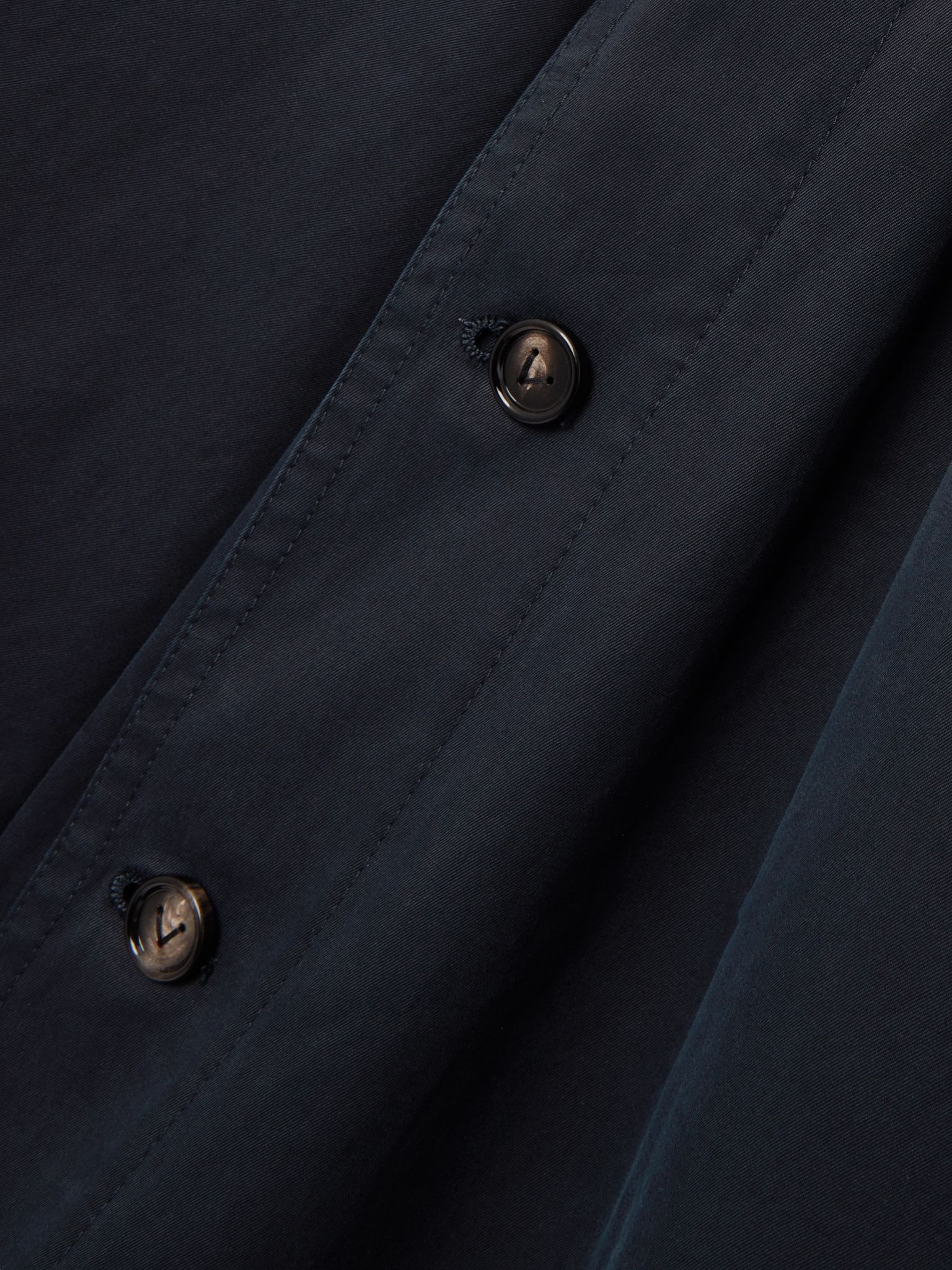 Cotton-twill blouse Midnight blue - 5
