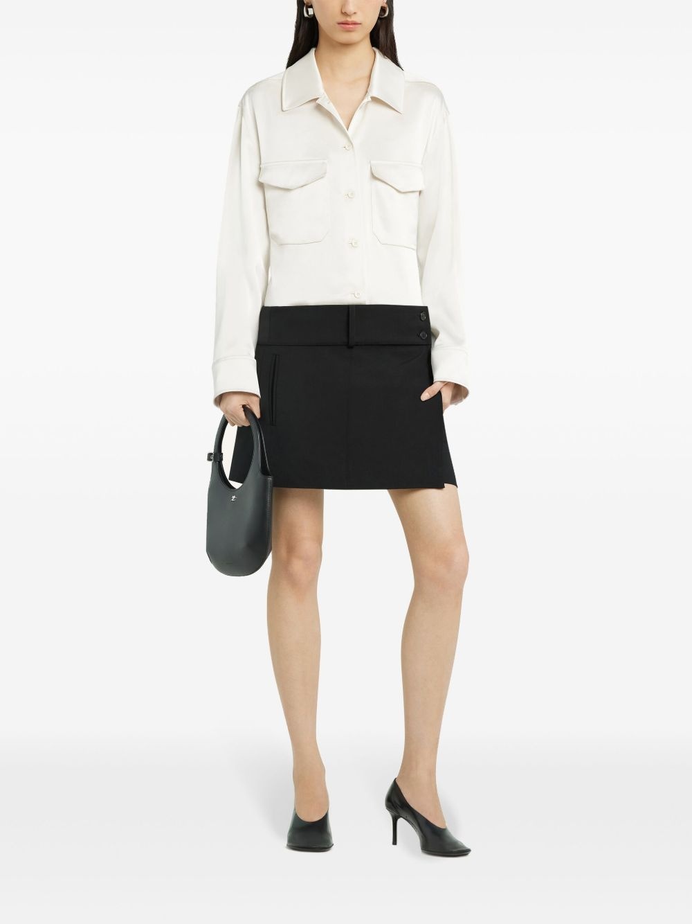 belted mini skirt - 2