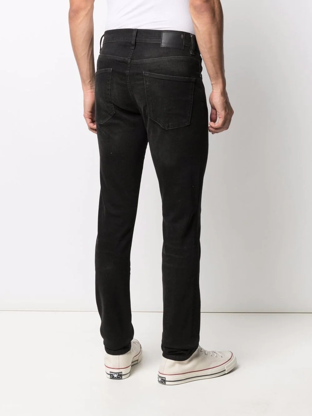 dark-wash slim-fit jeans - 4