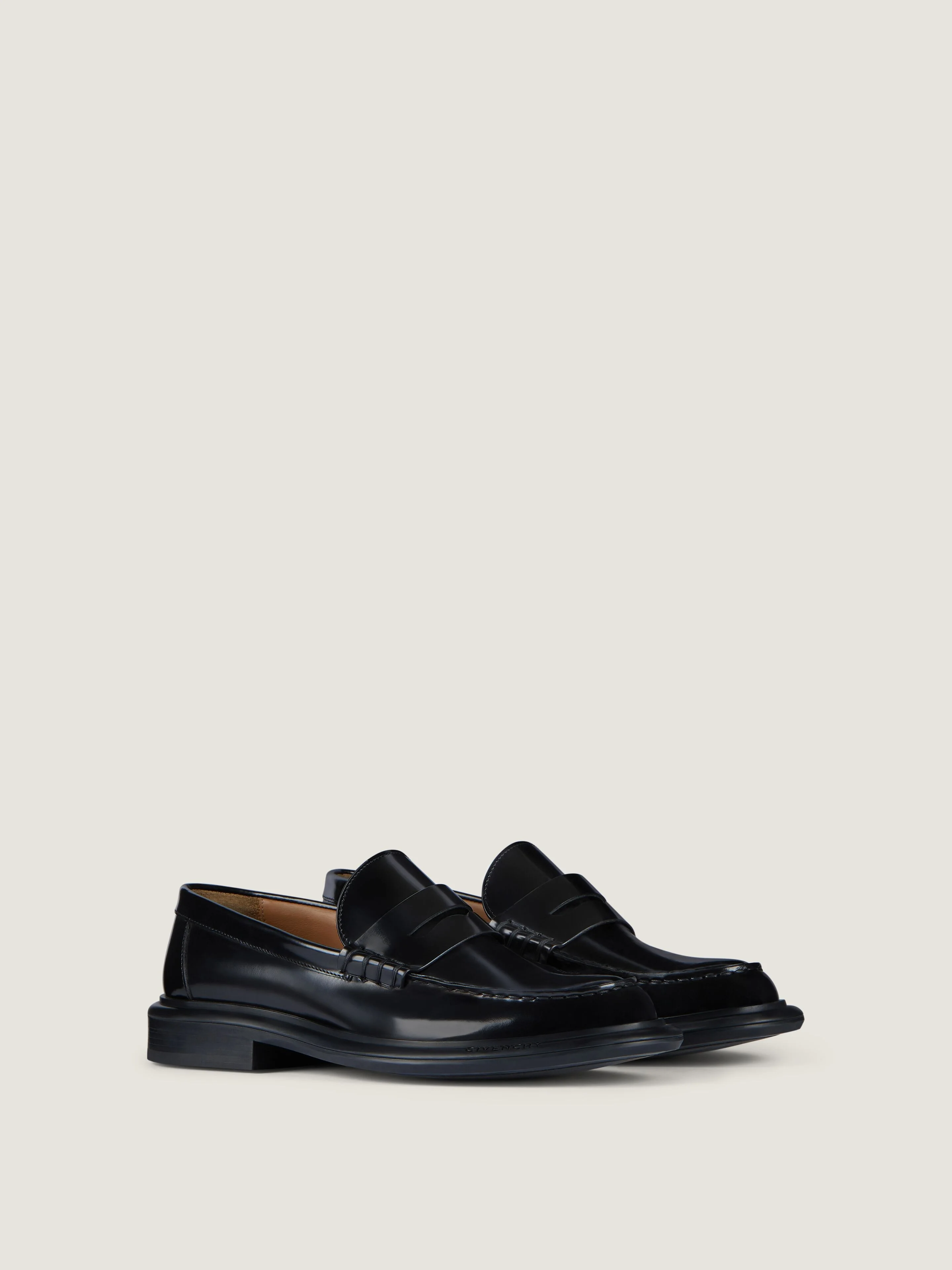 GENT LOAFERS IN BRUSHED LEATHER - 1