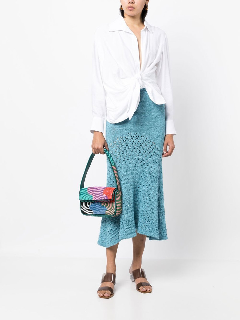 STAUD Tommy beaded shoulder bag outlook