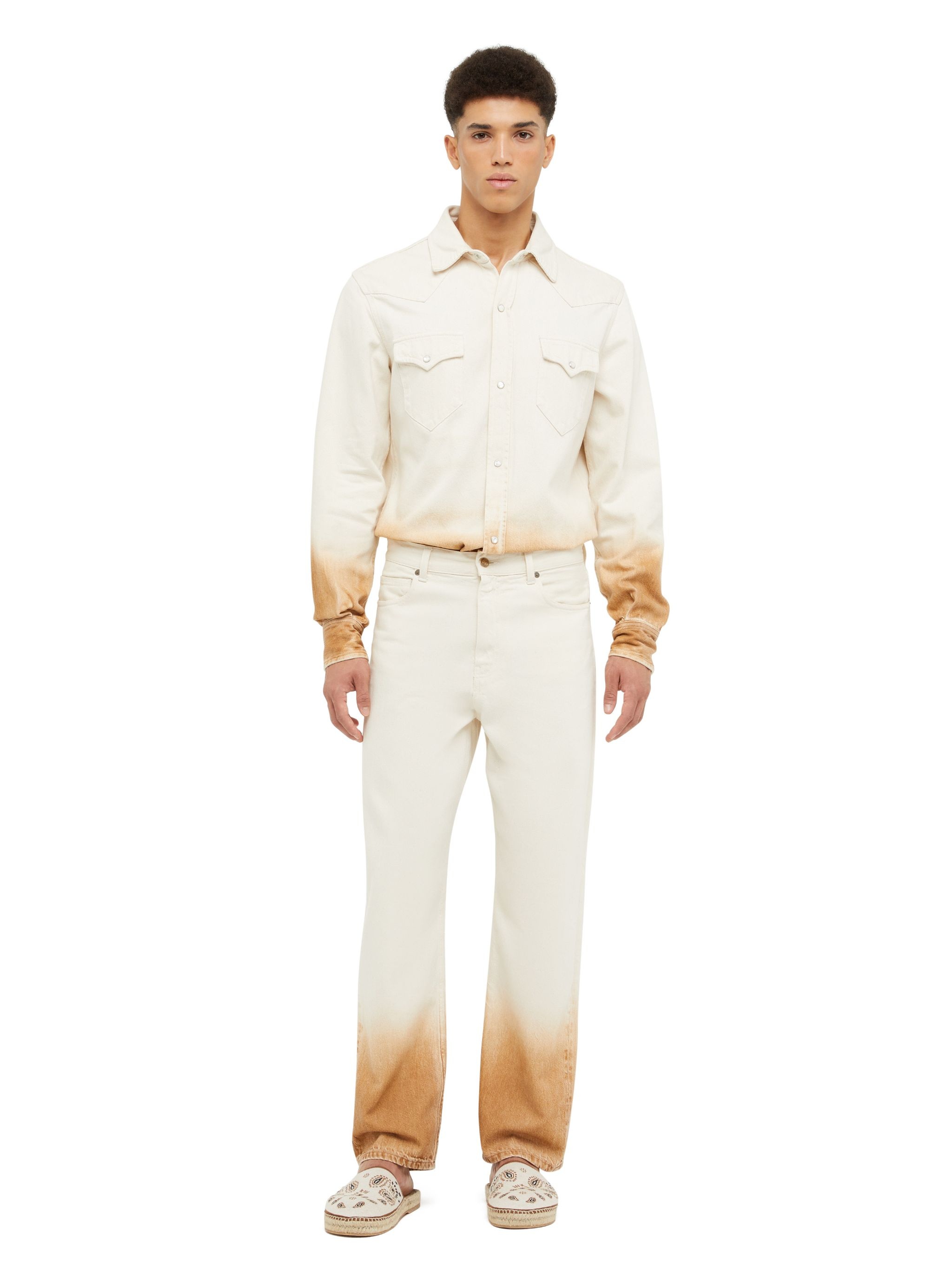 Bright Hues Straight Denim Pants - 4