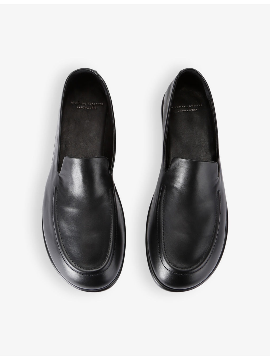 Mienne 101 round-toe leather loafers - 2
