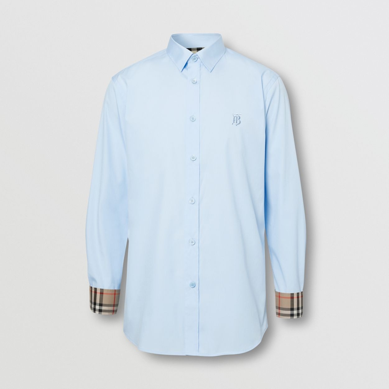 Classic Fit Monogram Motif Cotton Oxford Shirt - 8