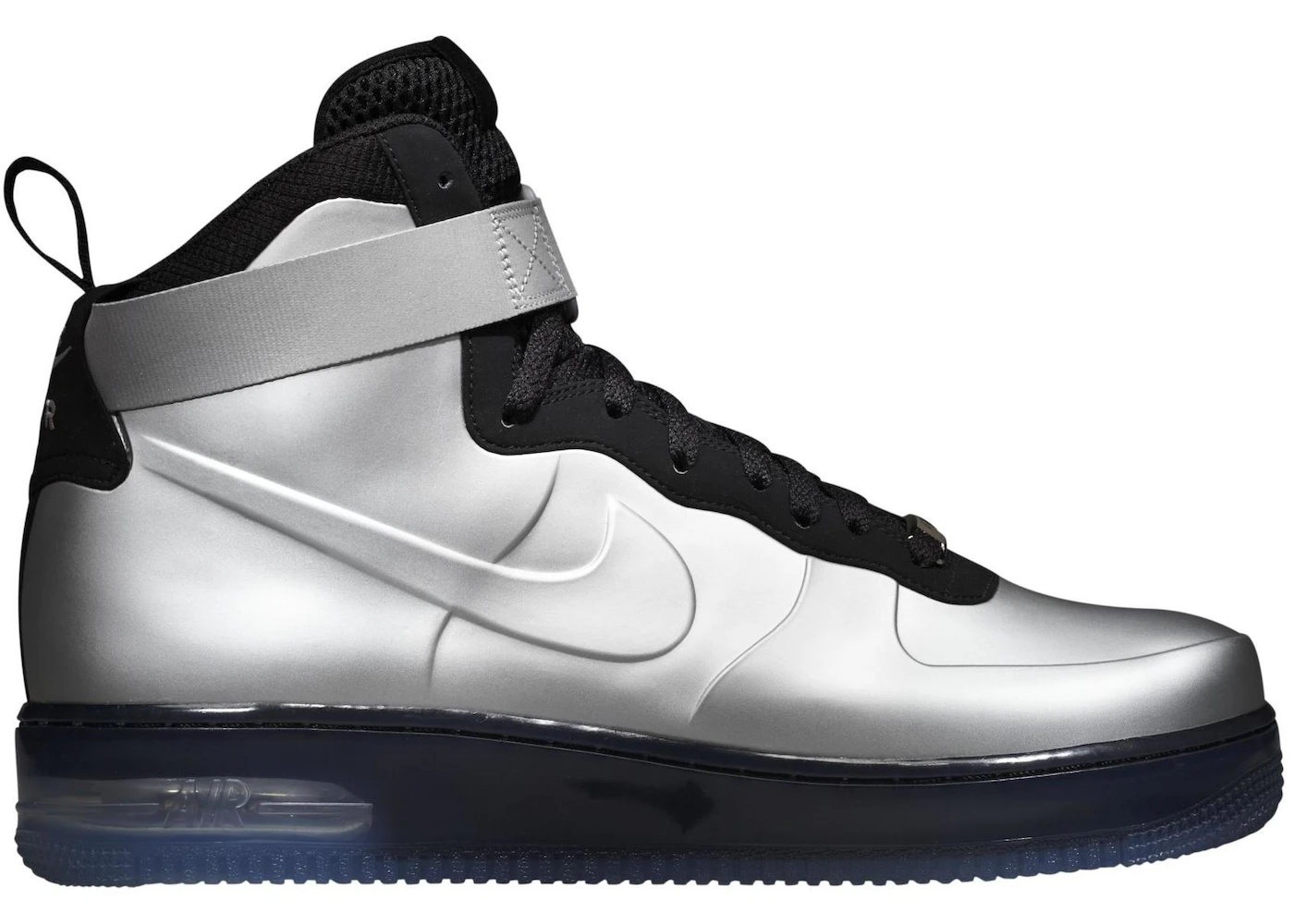 Nike Air Force 1 High Foamposite Silver - 1