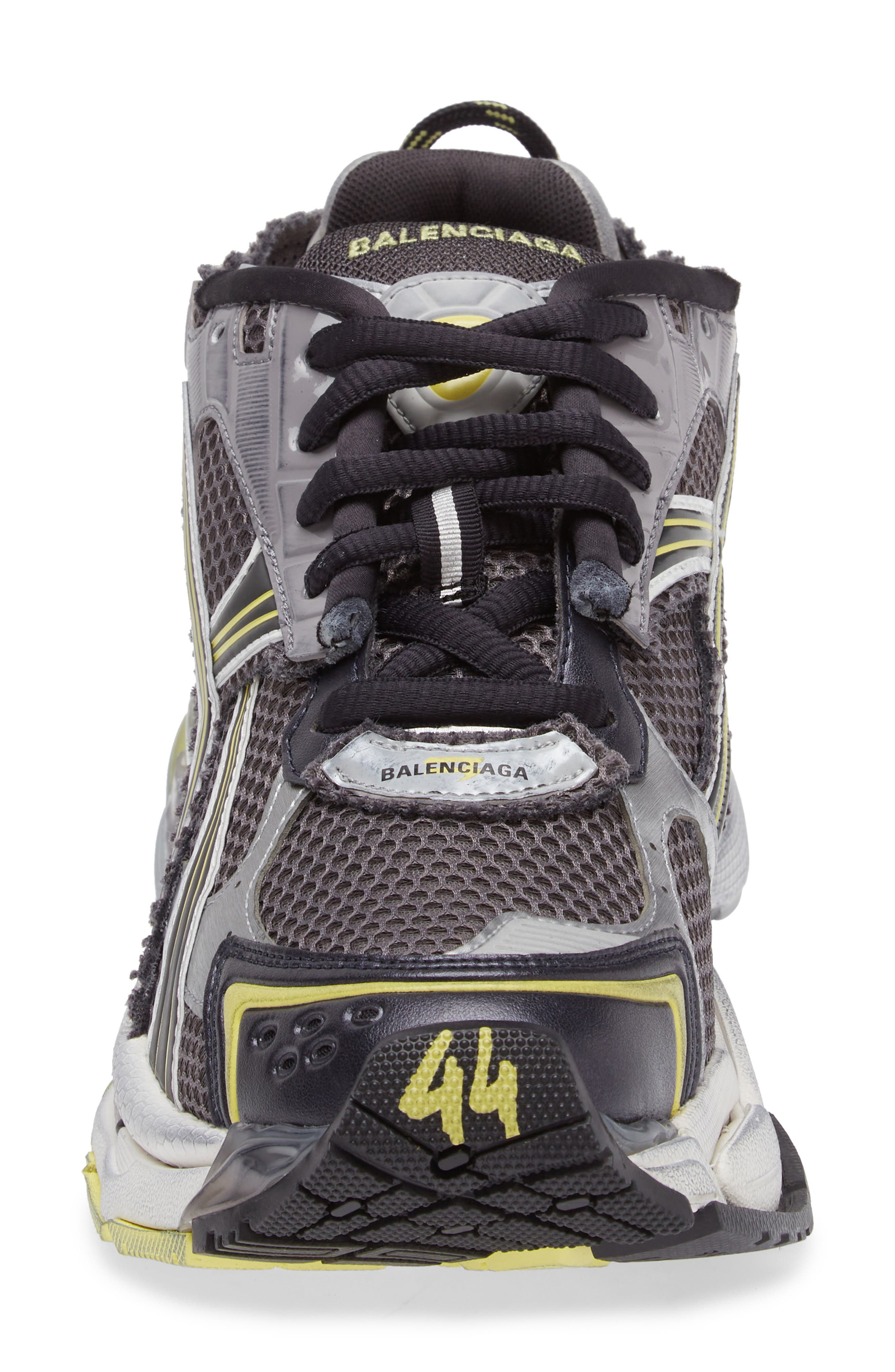 Balenciaga Runner Sneaker in Dark Grey/Yellow/White at Nordstrom - 4