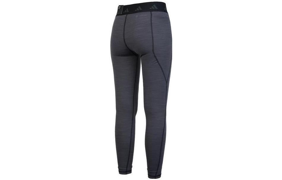 (WMNS) adidas Techfit Brushed Full Length Leggings 'Black' HS8758 - 2