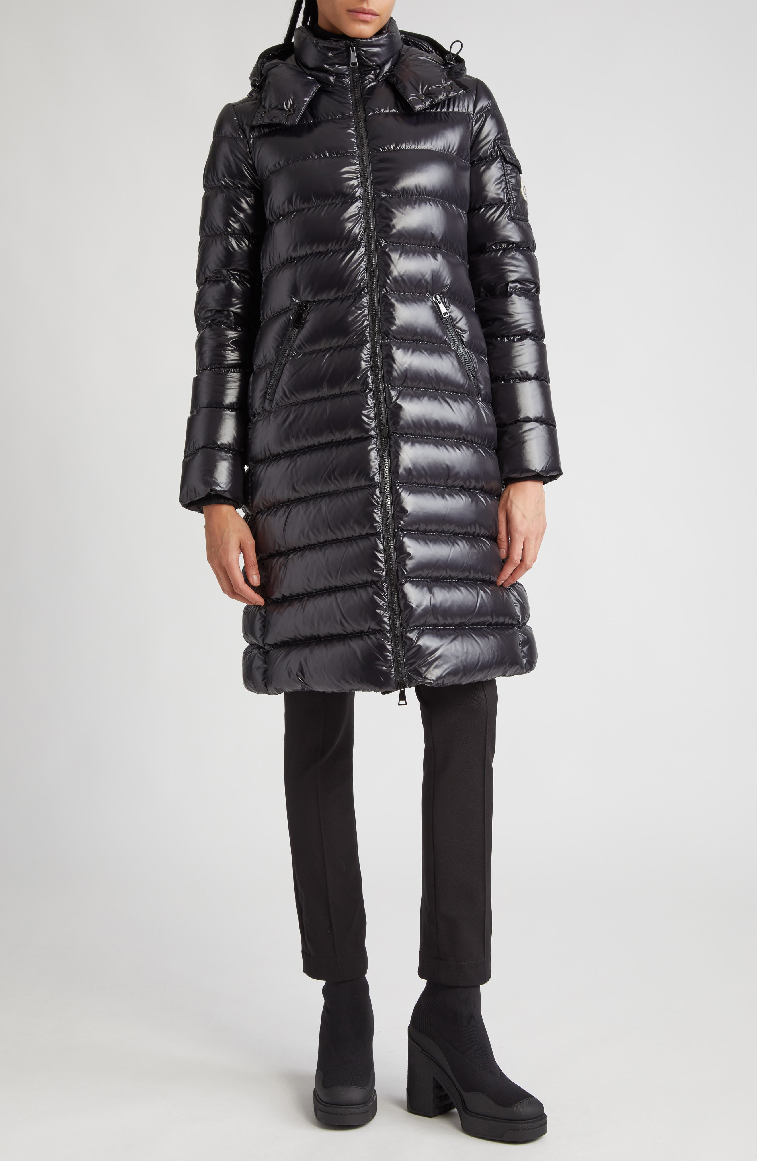 Moka Quilted Down Long Parka - 2