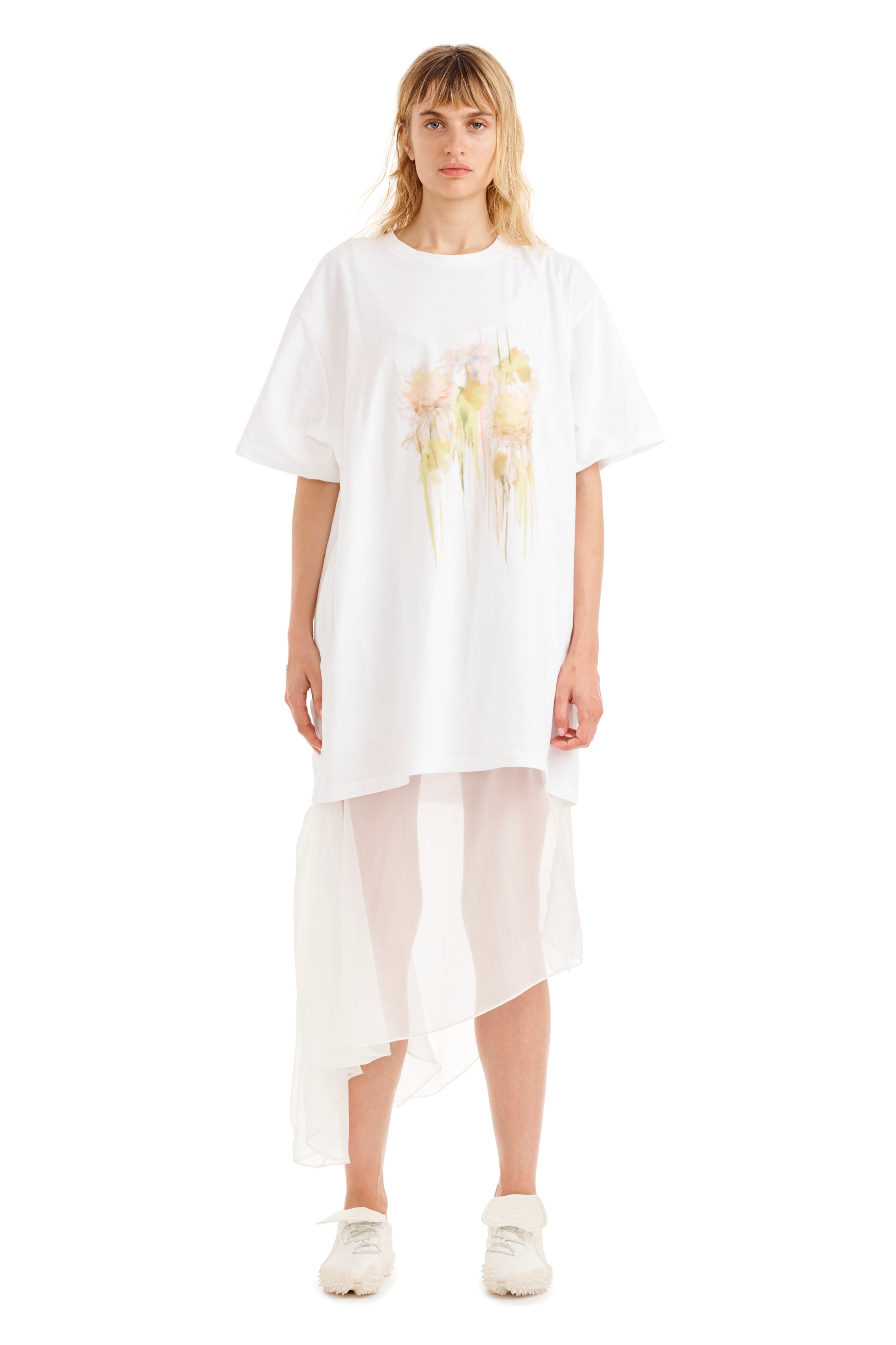 FLOWER DRIP GRAPHIC TEE - 3