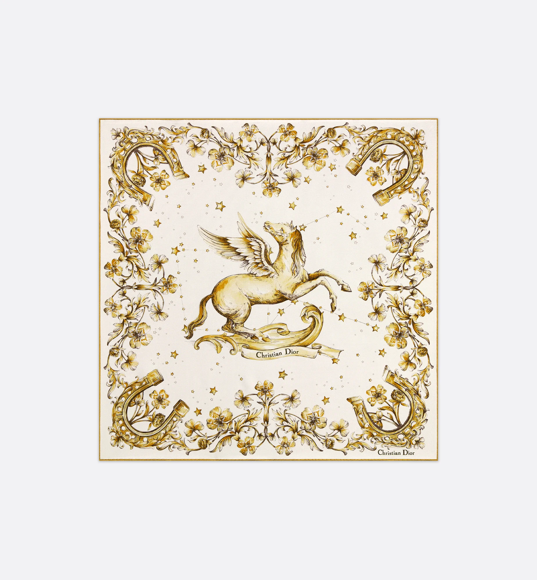 Dior Pegasus 70 Square Scarf - 1