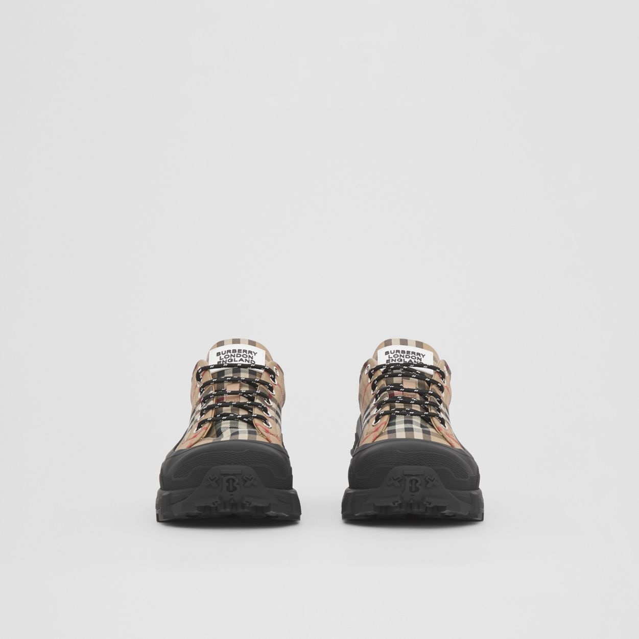 Vintage Check Cotton Arthur Sneakers - 4