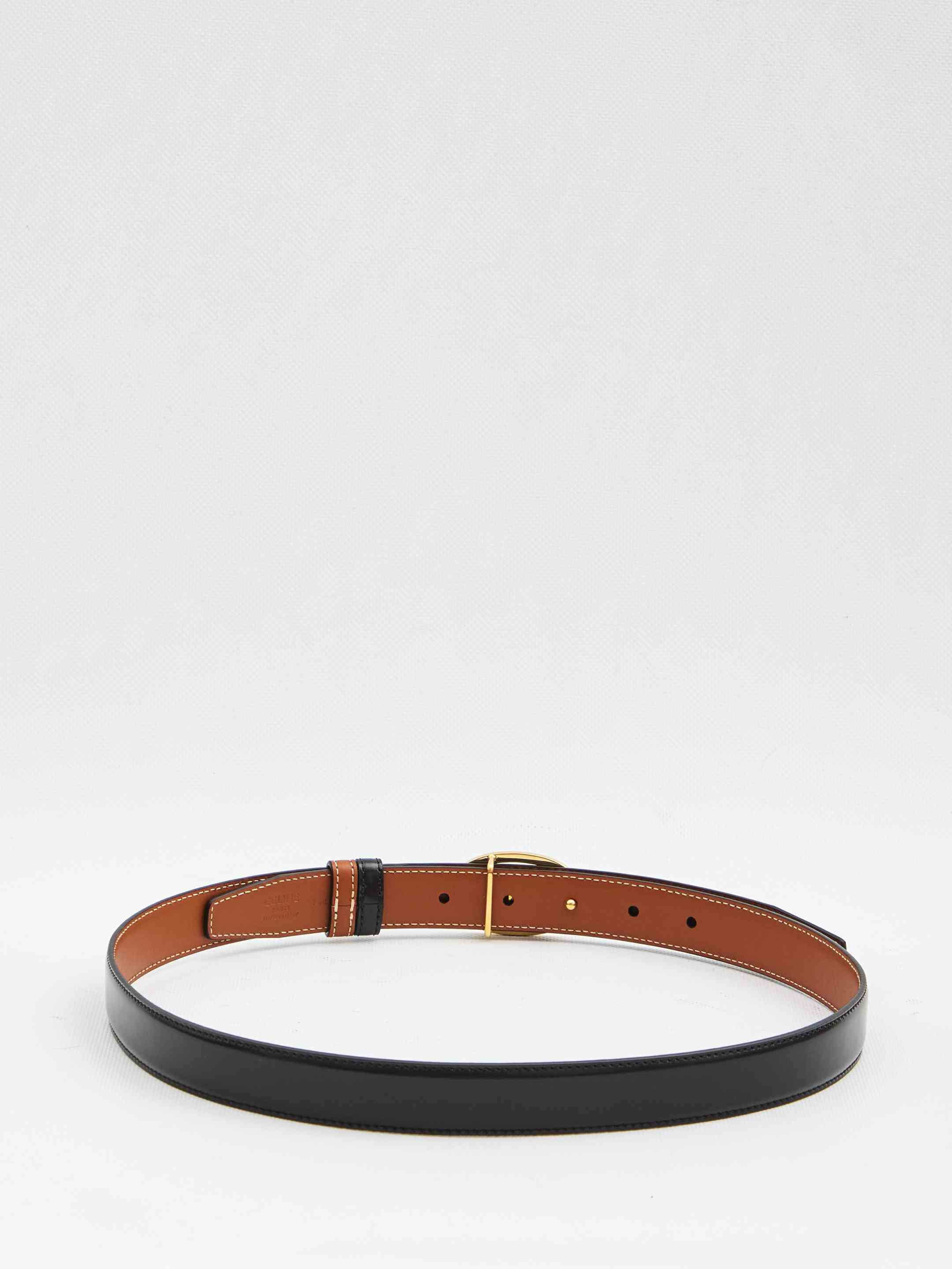 Celine Women Triomphe Reversible Belt - 2