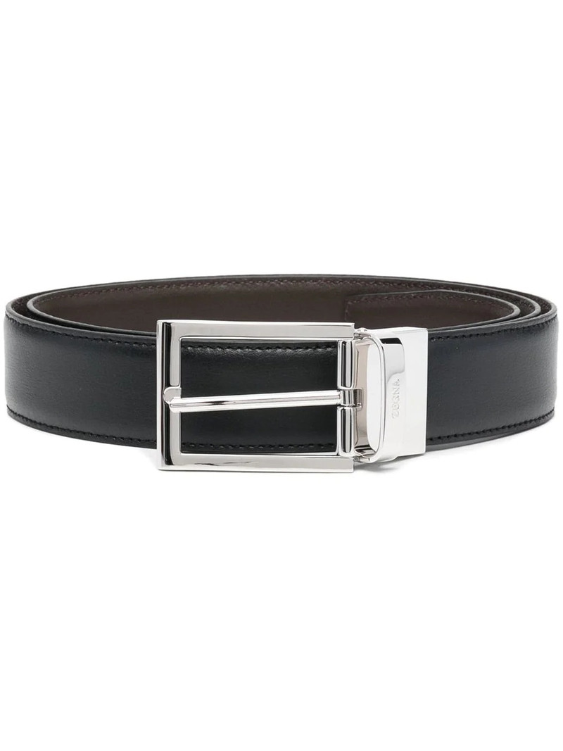 buckle-fastening leather belt 1