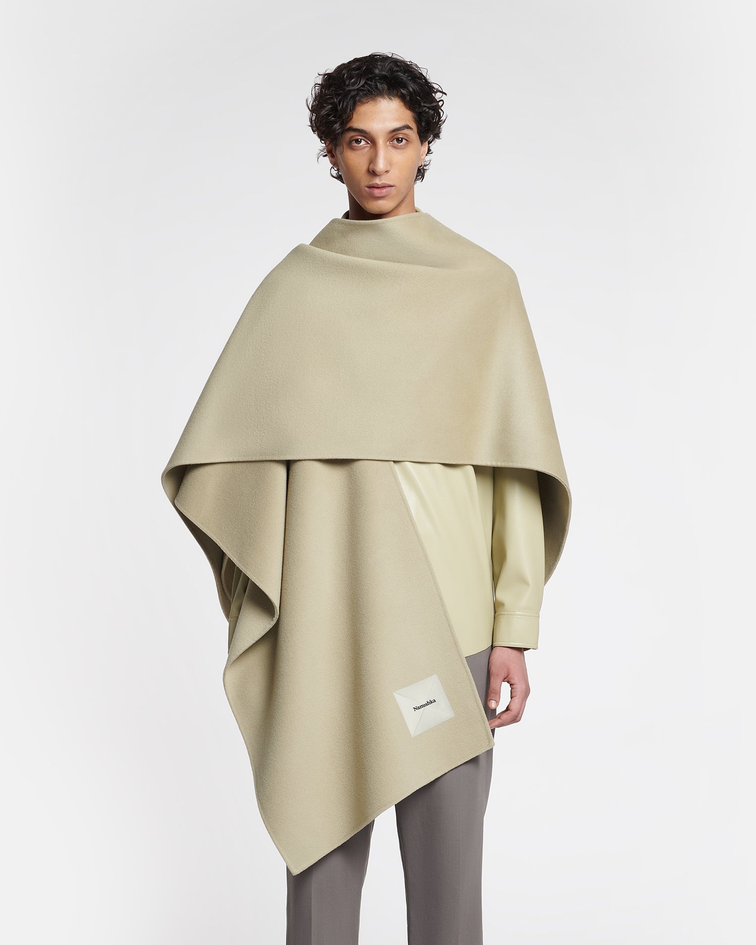 Double-Faced Wool Shawl - 5