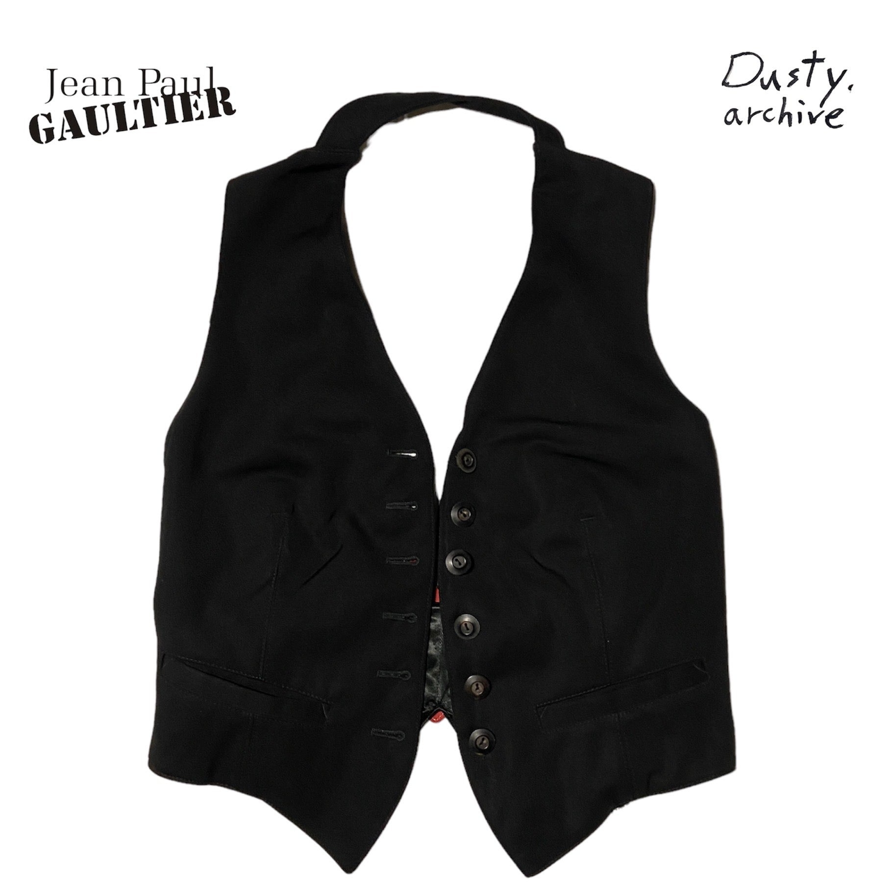 Jean Paul Gaultier Madonna leather bondage waistcoat - 4