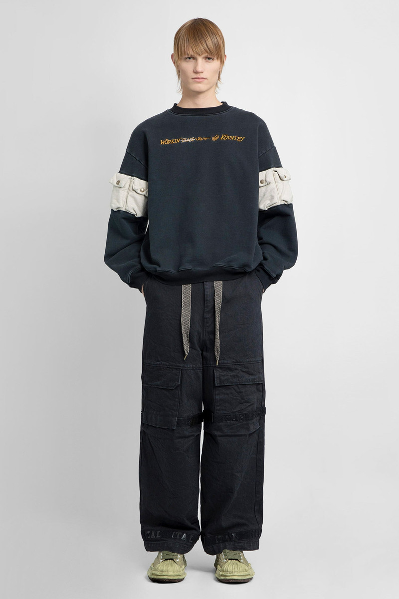 KAPITAL MAN BLACK SWEATSHIRTS 5