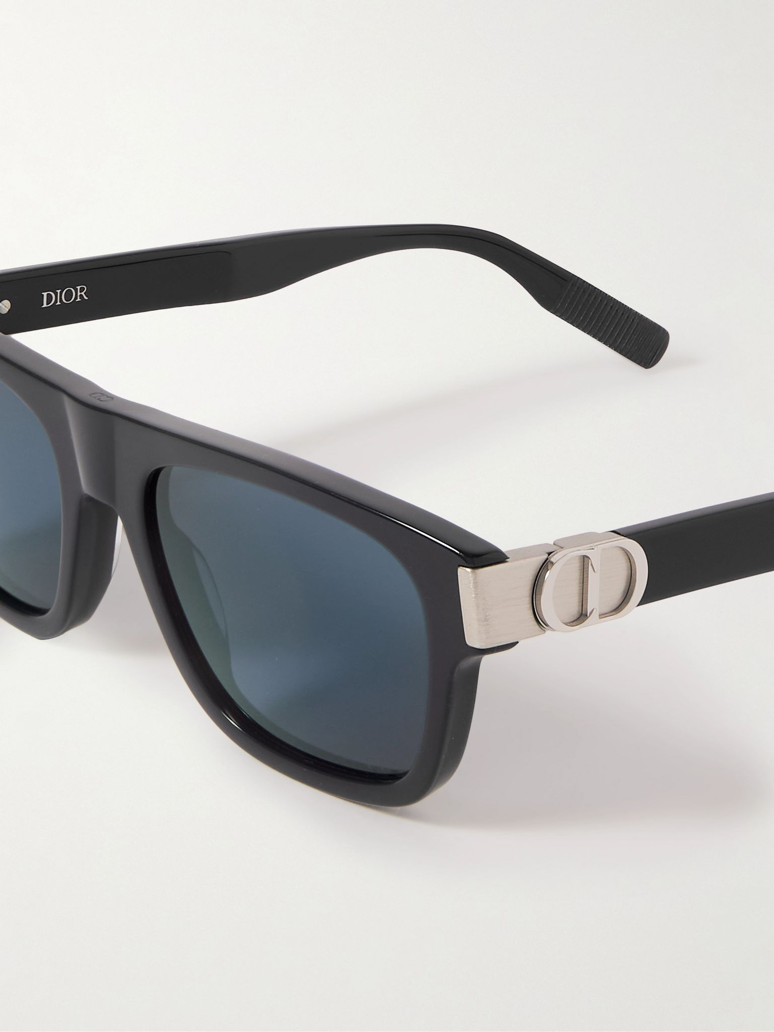 CD Icon S3I D-Frame Acetate Sunglasses Blue - 3