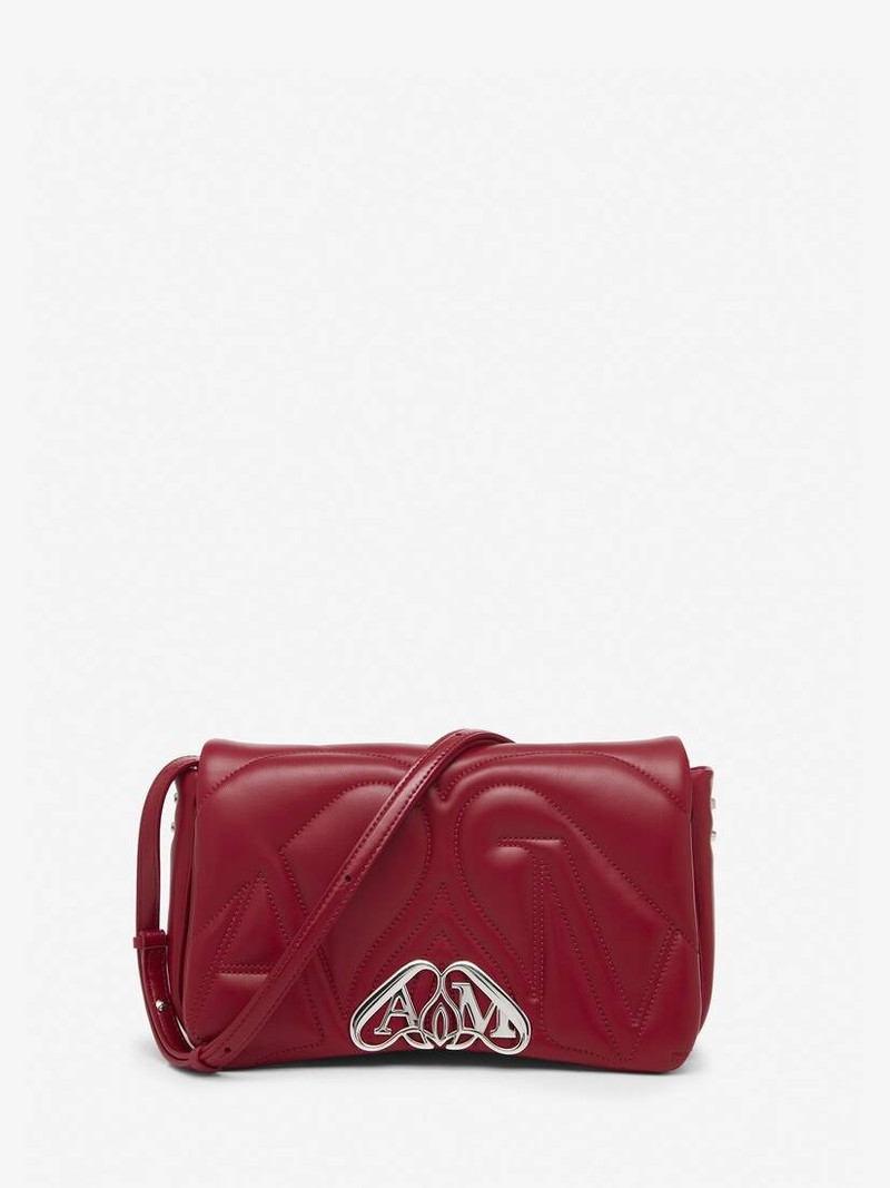 Alexander McQueen Women's The Seal Small Bag in Blood Red outlook