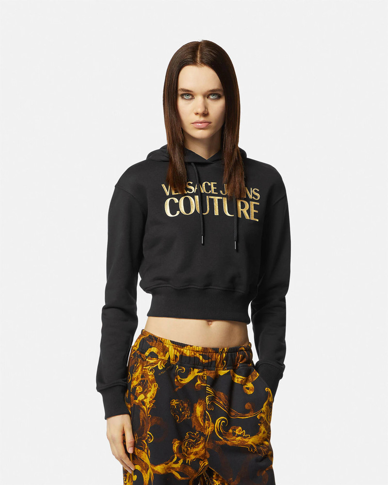 Logo Crop Hoodie 4