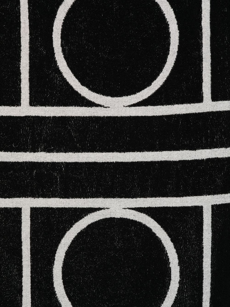 TOTEME geometric-pattern towel outlook