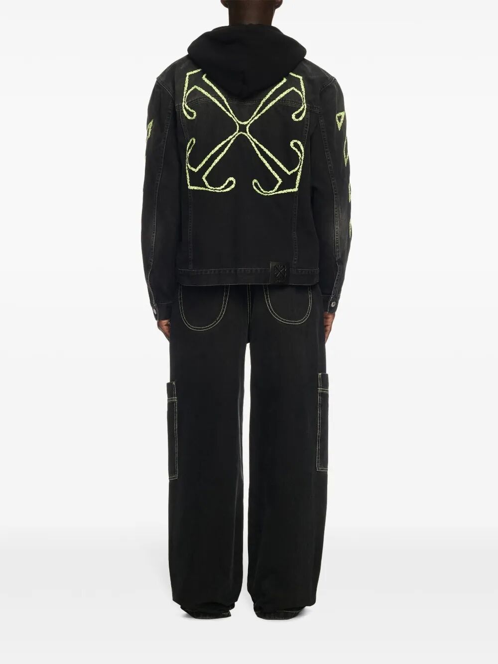 Off White Men Diag Arr Outl Den Skate Jacket - 7