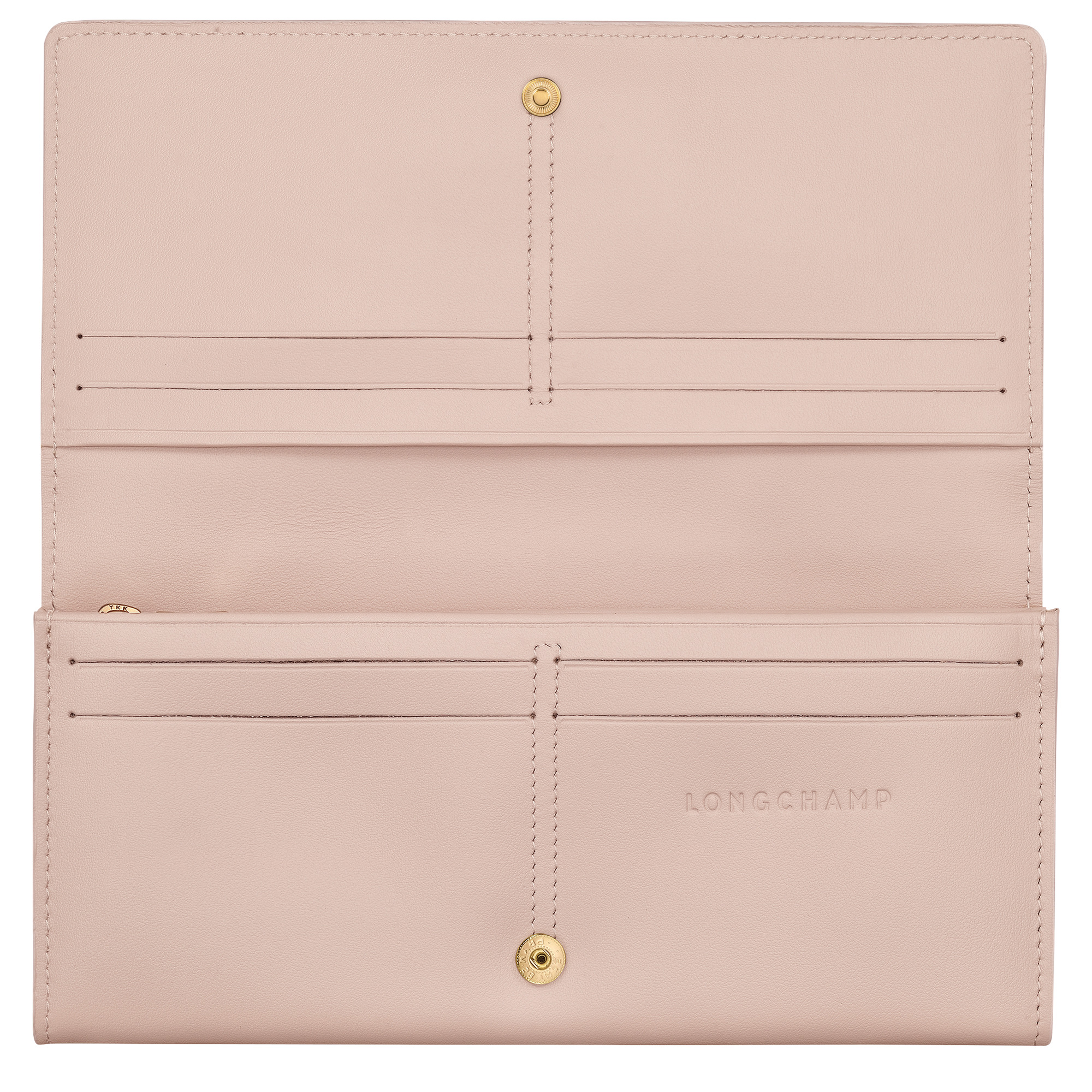 Le Roseau Long continental wallet Petal Pink - Leather - 3