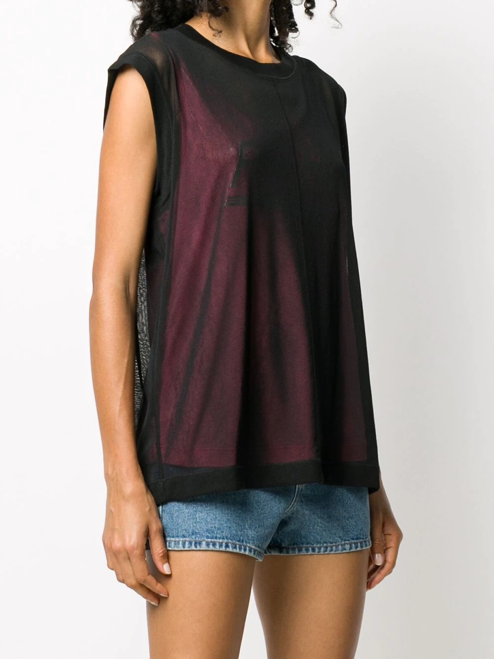 T-Slicut layered T-shirt - 3