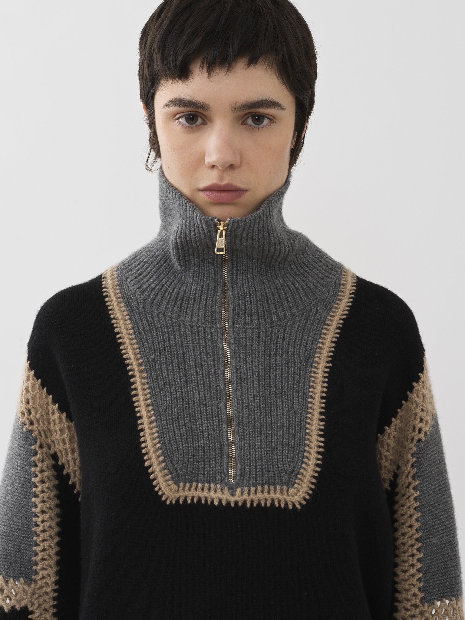 ZIPPED SWEATER - 6