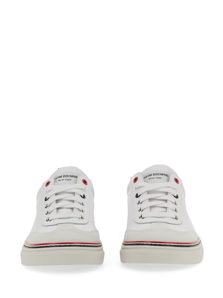 Thom Browne Men Low-Top Leather Sneaker - 4