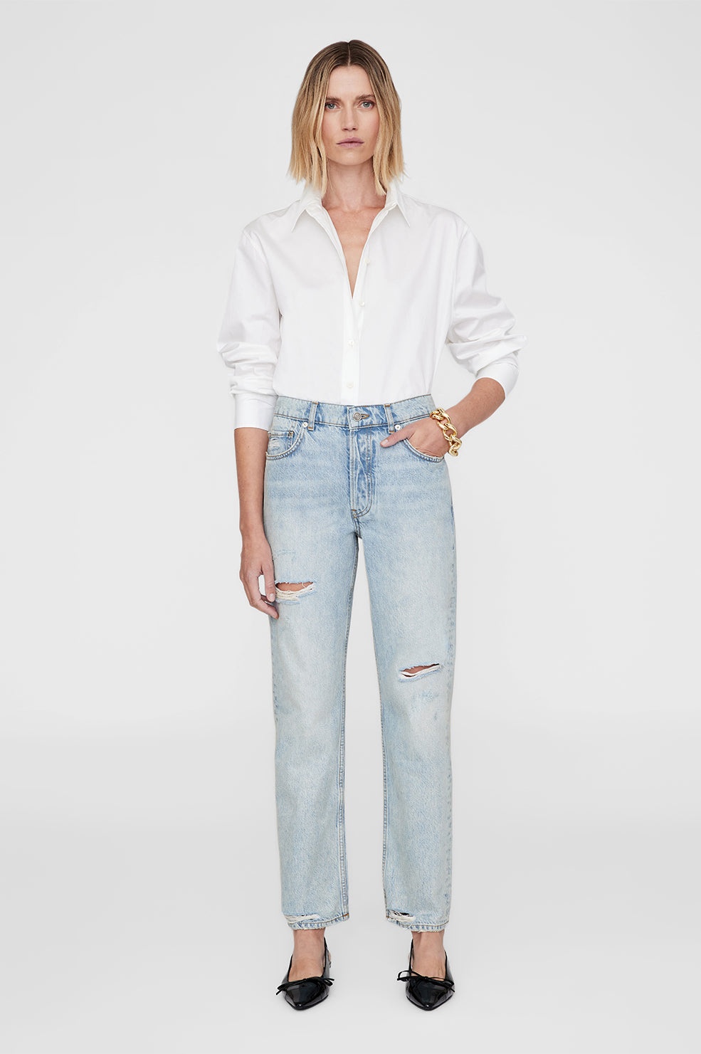 Kate Jean - Destructed Bleached Blue - 2