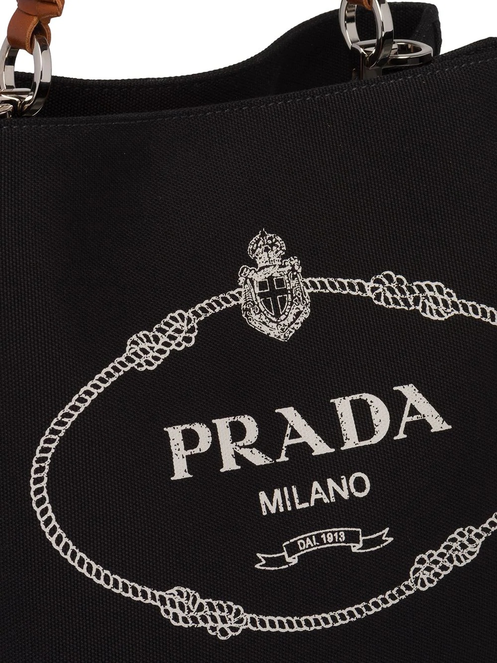 small Prada Panier canvas bag - 4