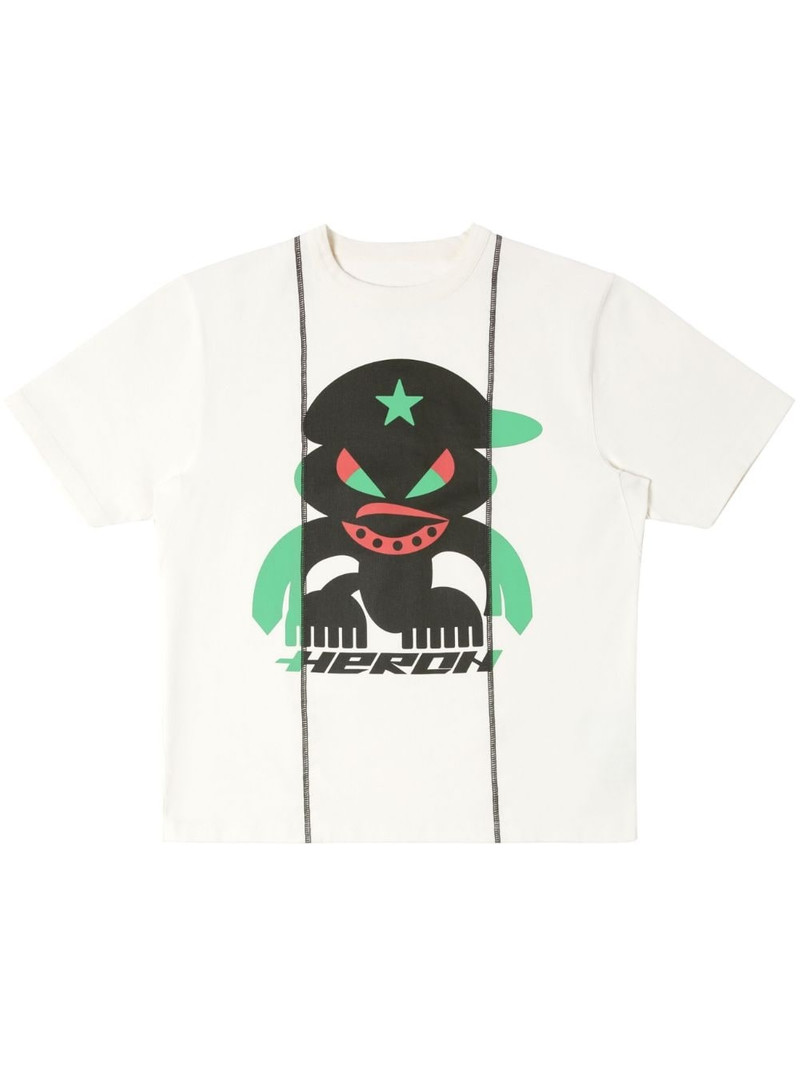 Monster Tape cotton T-shirt 1