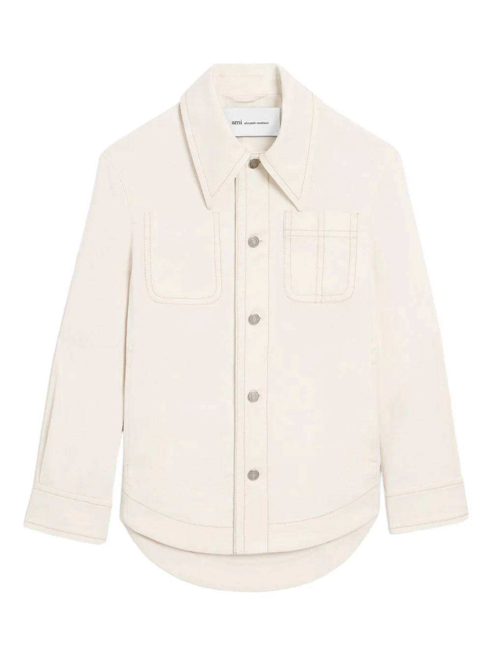 button-up shirt jacket - 1