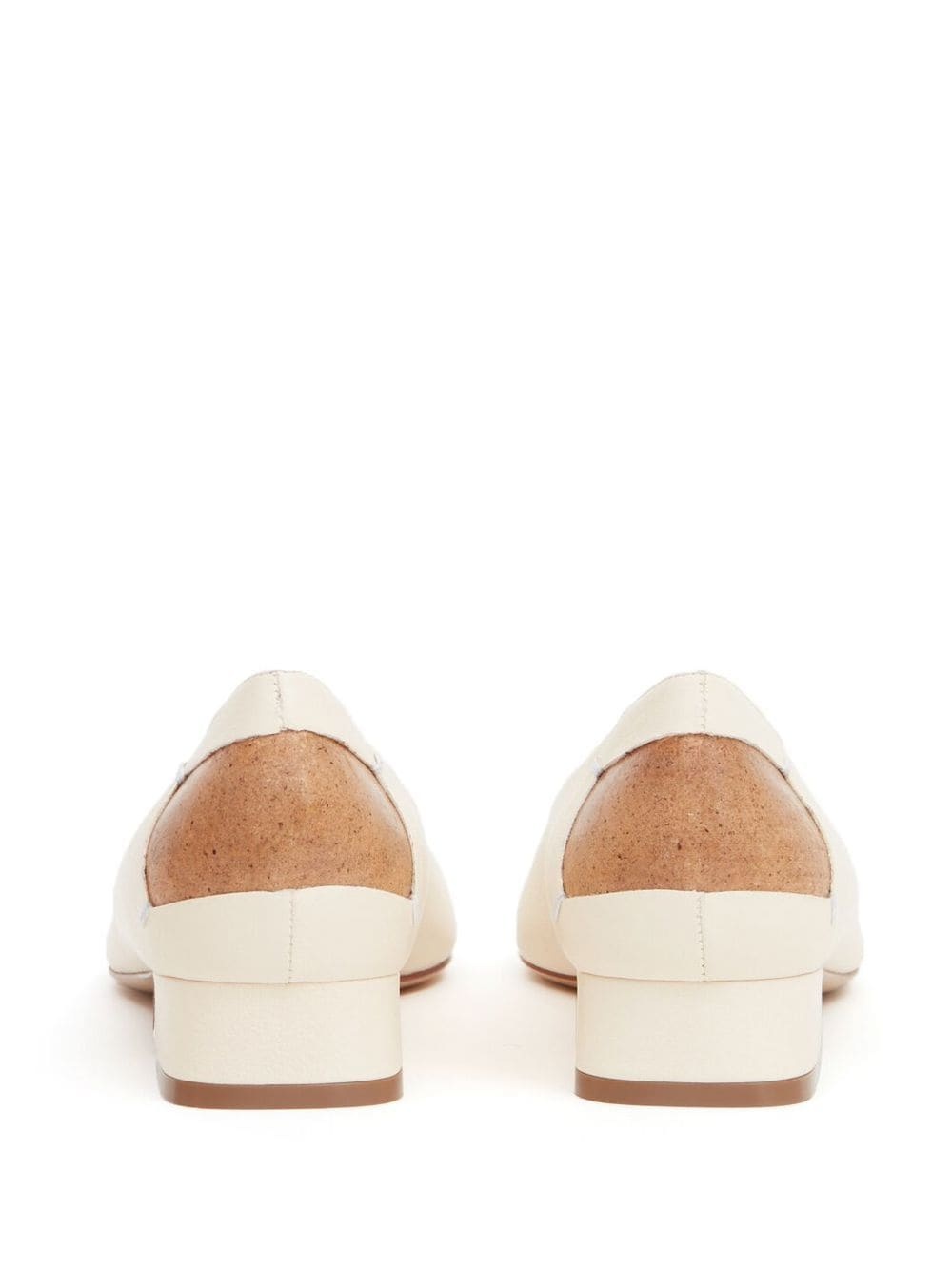 square-toe ballerina shoes - 3