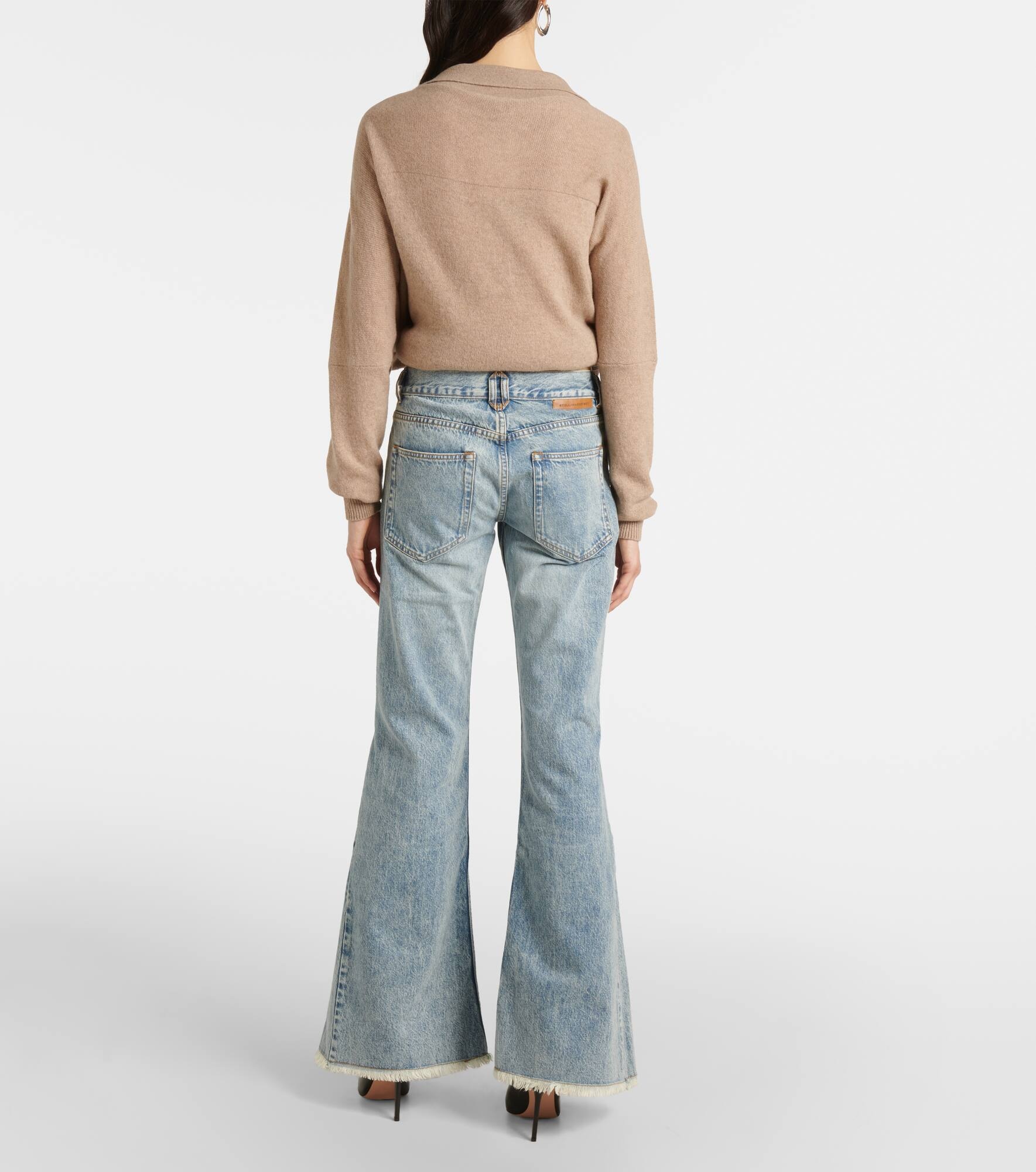 Low-rise wide-leg jeans - 3