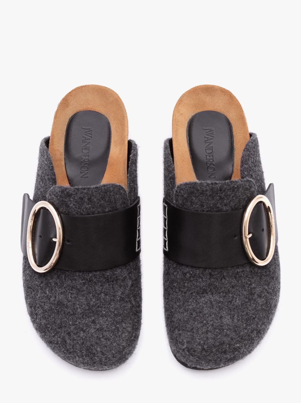 MEN'S FELT LOAFER MULES - 5