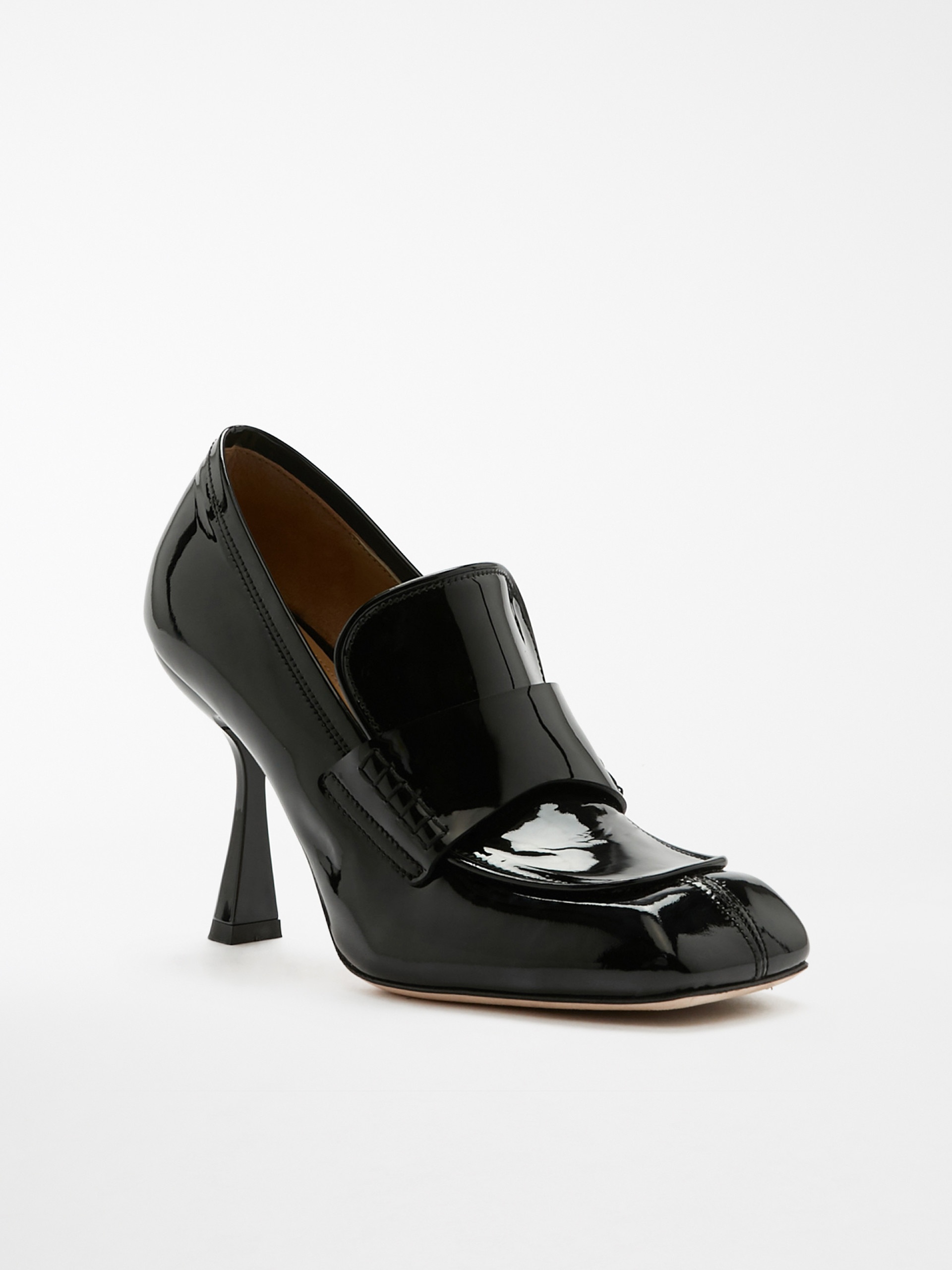 PAGLIA Patent leather loafers with heel - 2