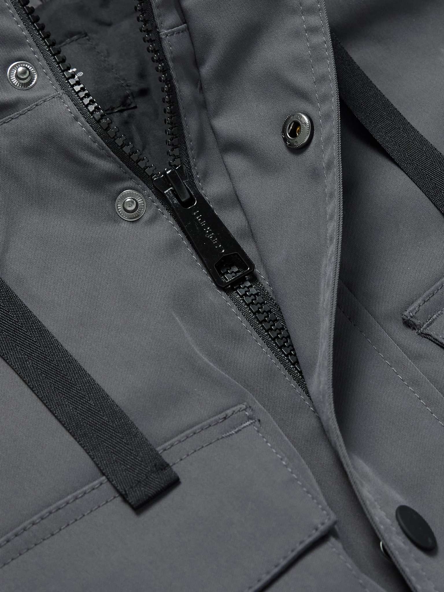 Balto Logo-Appliquéd Shell Hooded Jacket - 5