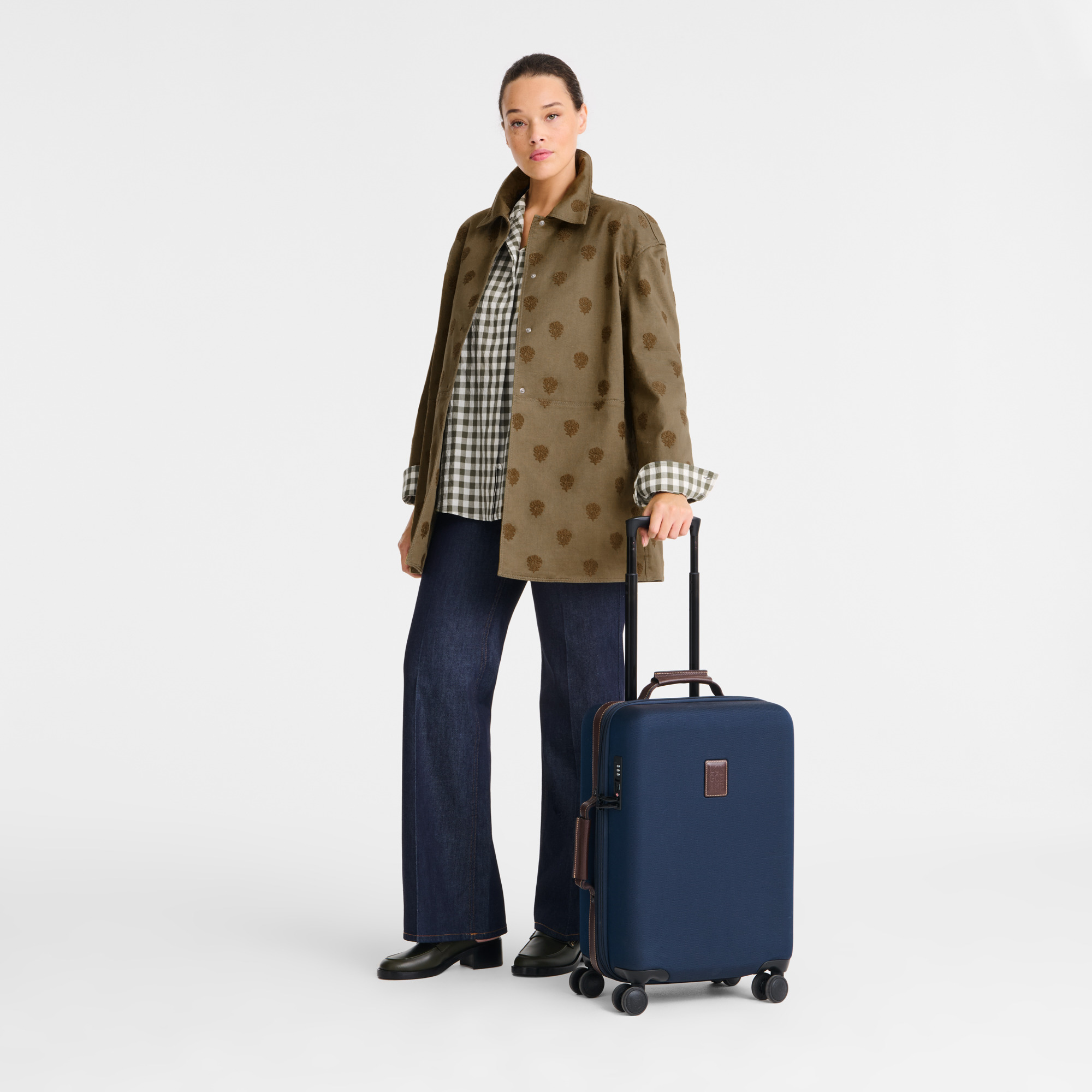 Boxford S Suitcase Blue - Recycled canvas - 2