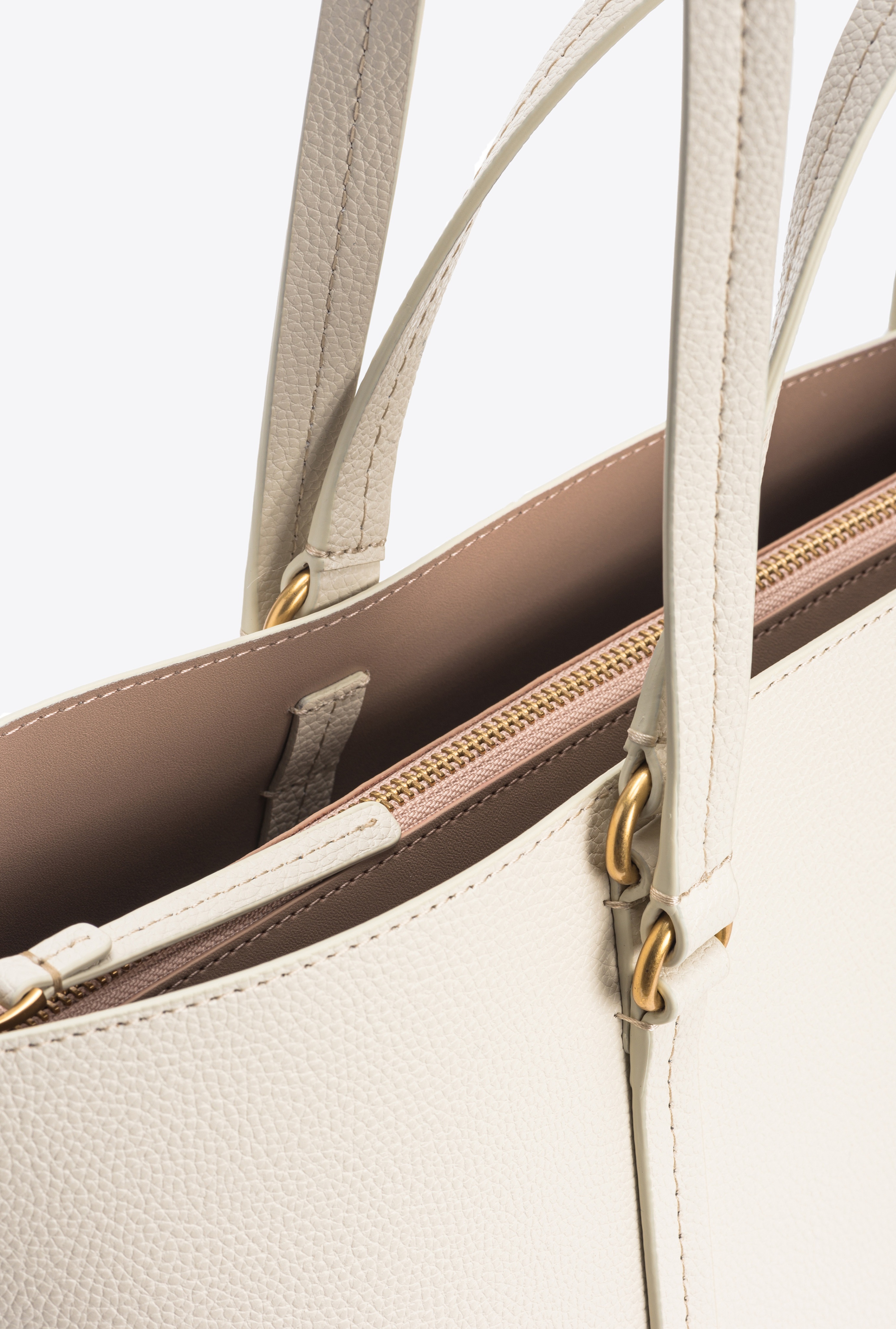 LARGE TUMBLED LEATHER SHOPPER BAG - 5