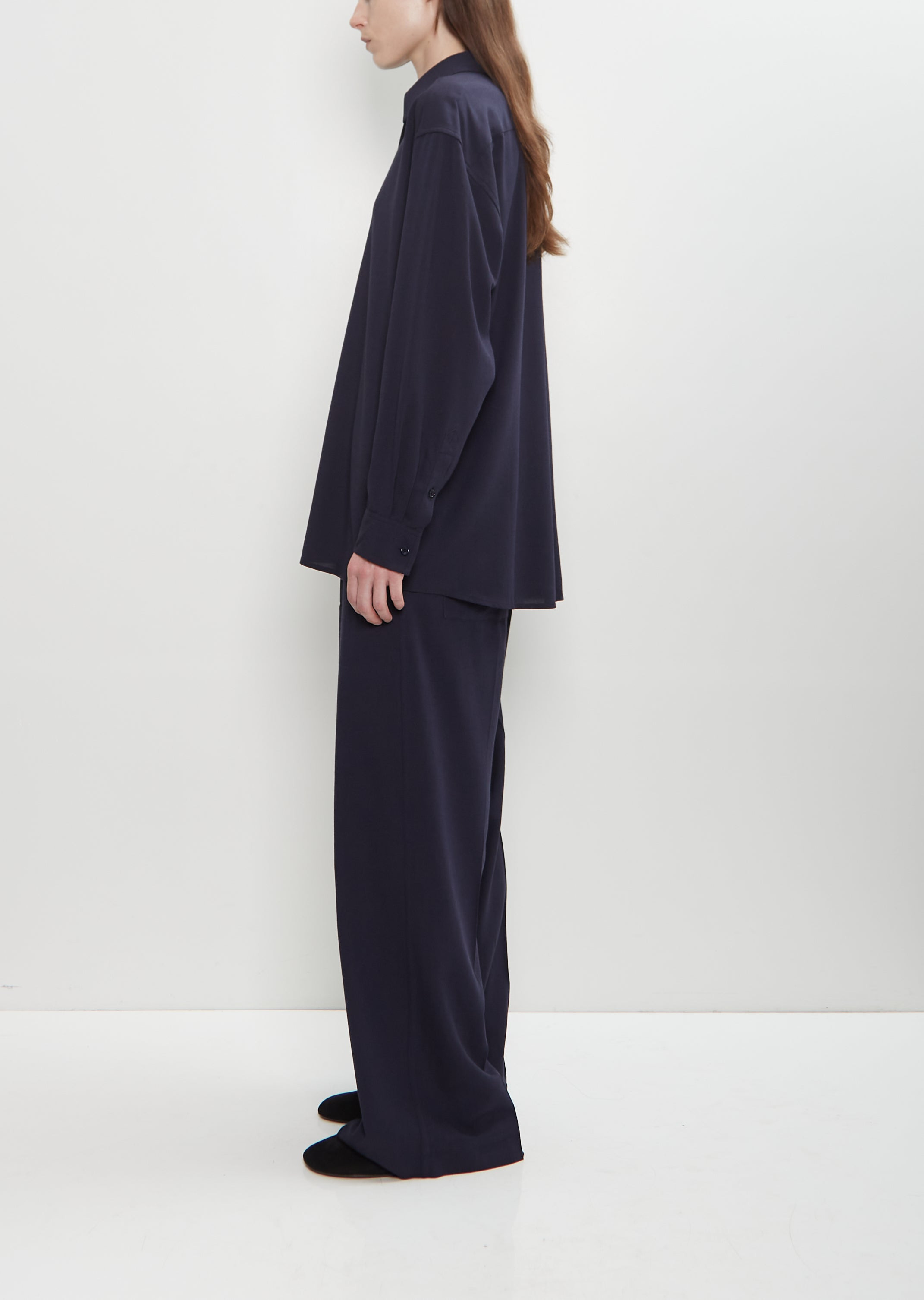 Classic Viscose Wool Fluid Shirt - 2