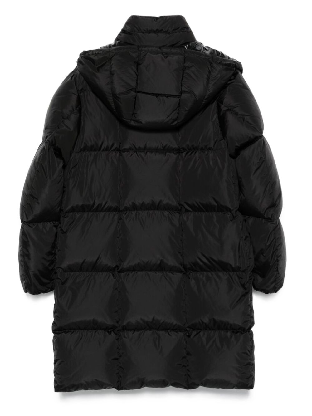 hooded quilted coat - 2