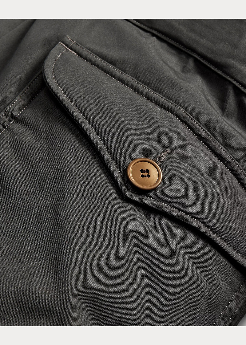 Faux-Fur-Trim Oilcloth Parka 5