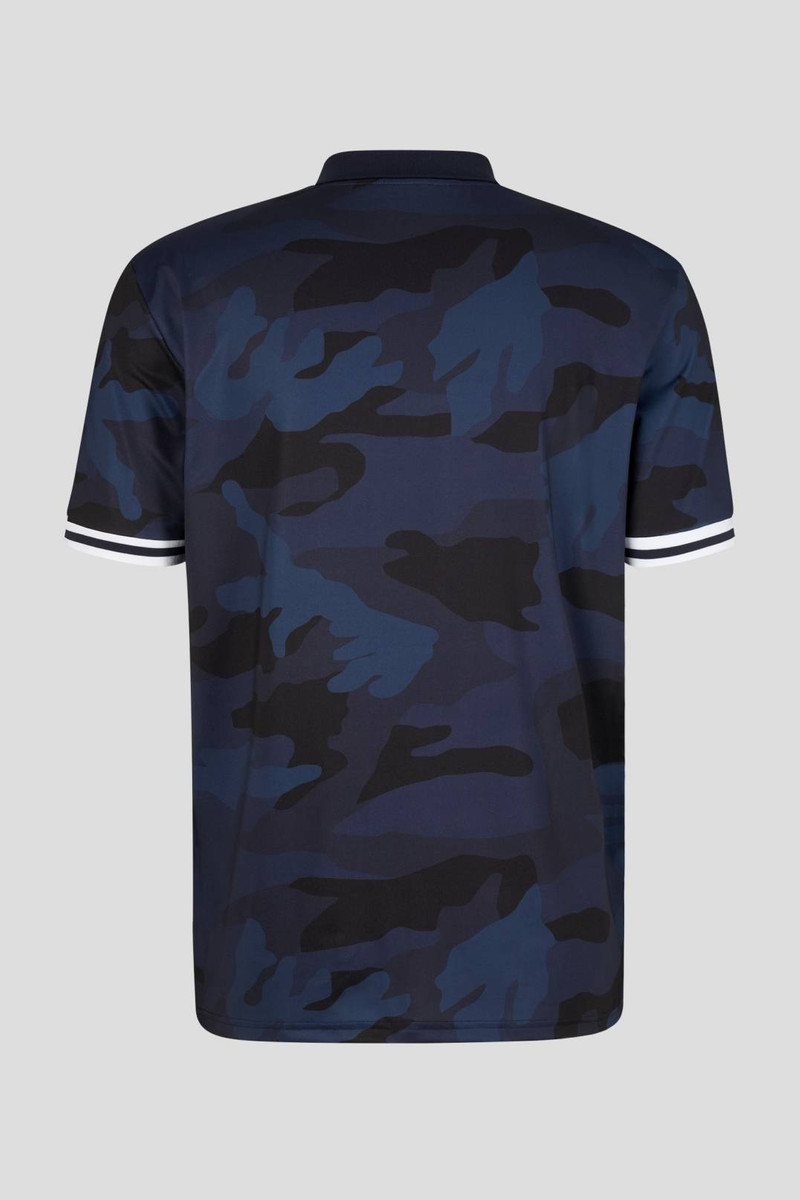 BOGNER TIZIO FUNCTIONAL POLO SHIRT IN NAVY BLUE/BLACK outlook