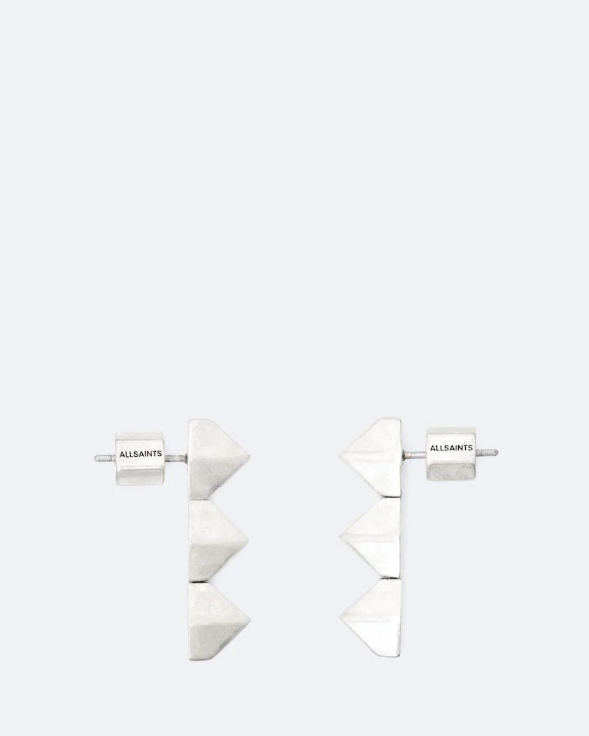 SPIKE METAL BEAD EARRINGS - 1