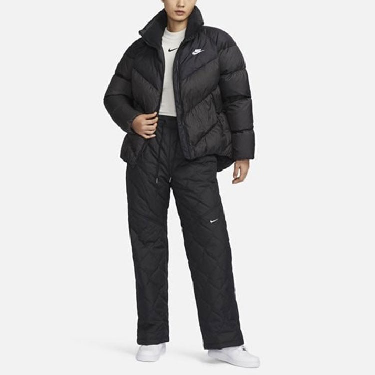 (WMNS) Nike Sportswear Windpuffer Therma-FIT Loose Puffer Jacket 'Black' FD8212-010 - 3