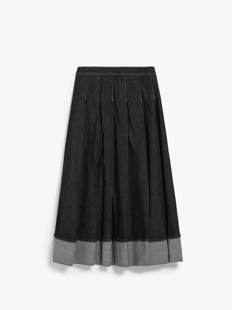 ESPOSTO Cotton denim skirt 1