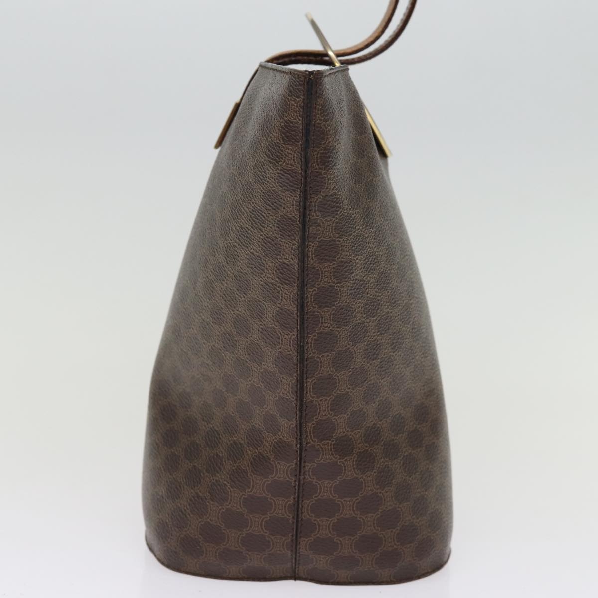CELINE Macadam Canvas Shoulder Bag Pvc Brown - 4