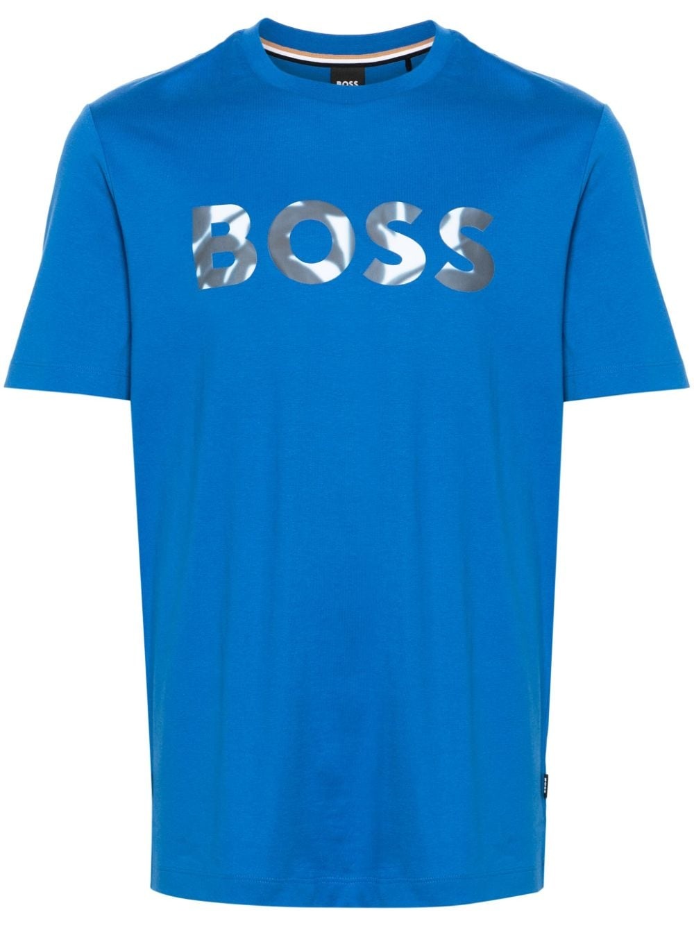 logo-print cotton T-shirt - 1