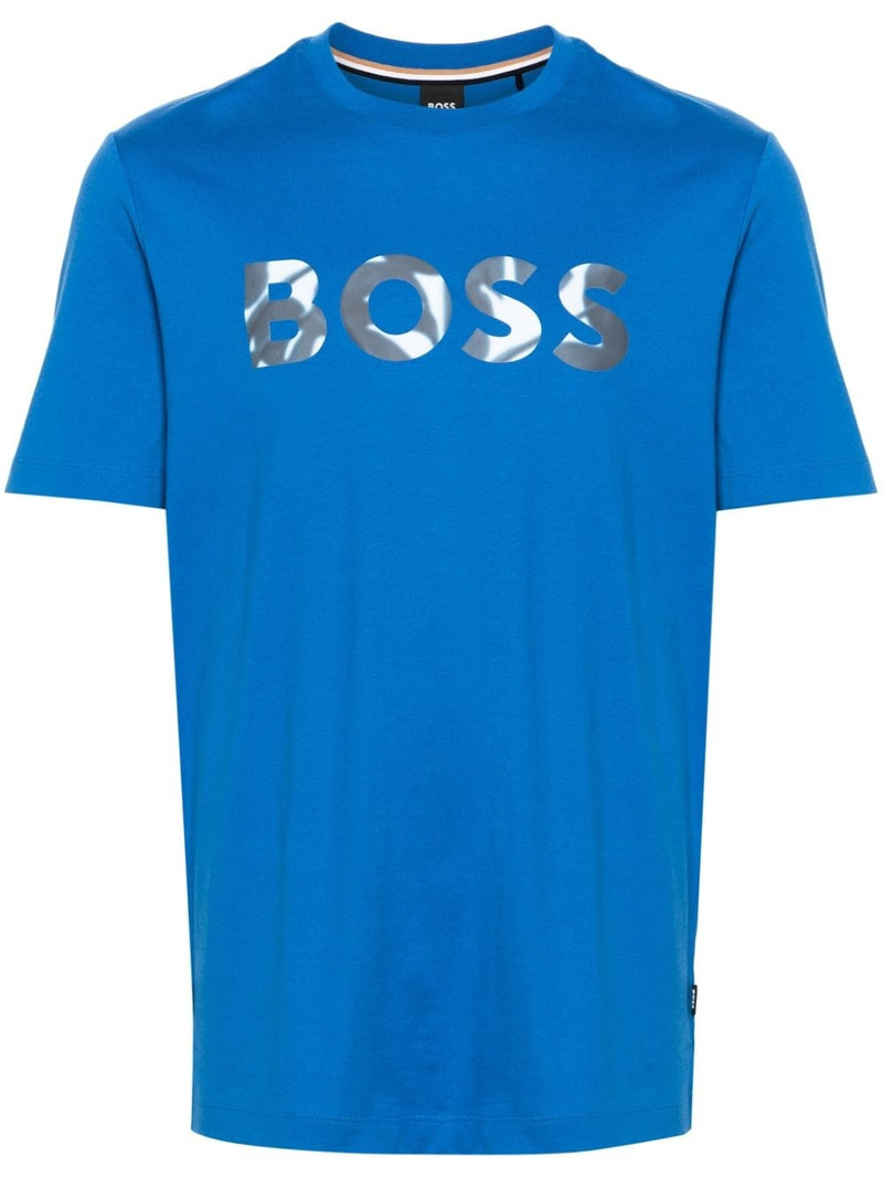 logo-print cotton T-shirt 1